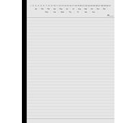 Legal Notebook: Legal Notepad with Date on Top | College Ruled Lined Writing Note Pads | Large 8.25" x 11", White Paper, 50 Sheets | Ideal for ... Court Clerk - Black Hardcover / Hardback