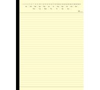 Legal Notebook: Legal Notepad with Date on Top | College Ruled Lined Writing Note Pads | Large 8.5" x 11", Cream Paper, 50 Sheets | Ideal for Lawyers, ... Court Clerk - Brown Hardcover / Hardback