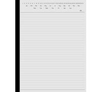Legal Notebook: Legal Notepad with Date on Top | College Ruled Lined Writing Note Pads | Large 8.5" x 11", White Paper, 50 Sheets | Ideal for Lawyers, ... Paralegal, Attorney, Court Clerk - Brown