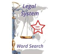 Legal System Word Search Book: Legal system vocabulary, Law education, Professional & students of law word search