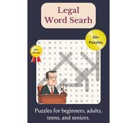 Legal Word Search Book: Word Searches with Easy-to-Read Print about Law, Justice, Legal Vocabulary, and More | 6×9 Inches, 110 Pages | 50+ Puzzles … Gift for Vacations, Holidays, and Relaxing Time
