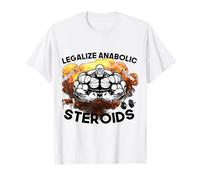 Legalizar diseño divertido del levantamiento de pesas del gimnasio de los esteroides anabólicos Camiseta