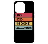 Legalmente Soltero Divorciado Divertido Divorcio Fiesta Hombres Mujeres Carcasa para iPhone 14 Pro MAX