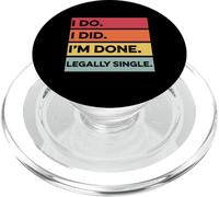 Legalmente Soltero Divorciado Divertido Divorcio Fiesta Hombres Mujeres PopSockets PopGrip para MagSafe