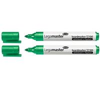 Legamaster 7 110504 TZ100 Board Marker Refillable 1.5 - 3 mm, 10 Box, Green TZ 1