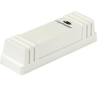 Legamaster 7-120300 - Borrador magnético, 14 x 4.5 x 3.5 cm, color blanco | Legamaster Borrador de pizarra blanca con imán fuerte, tira de fieltro reemplazable y tamaño compacto