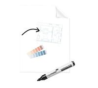 Legamaster 7-159300 - Pack de 25 hojas de lámina electrostática, 60 x 80 cm, transparente