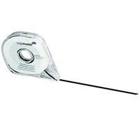 Legamaster 7-433101 - Cinta de distribución para paneles de planificación autoadhesiva, 1 mm x 16 m, color negro