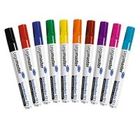 Legamaster Whiteboard Marker Set - Multi-Coloured - 10 Whiteboard Pens - Round T