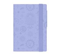Legami - Agenda diaria 2026-2027, Cosmic Lilac, 16 meses, pequeño, de septiembre de 2026 a diciembre de 2027, cierre con elástico, papel con certificación FSC, con planificador mensual, 9,5 x 13,5 cm