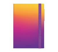 Legami - Agenda diaria 2026-2027, Sunset Vibes, 16 meses, mediano, de septiembre de 2026 a diciembre de 2027, cierre con elástico, papel con certificación FSC, con planificador mensual, 12 x 18 cm
