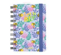 Legami - Agenda diaria con espiral Small 2026, Bee, 12 meses pequeña, cierre con elástico, agenda de enero 2026 a diciembre de 2026, en papel FSC certificado, 8,5 x 13 cm