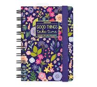 Legami - Agenda diaria espiral Small 2026, Flowers, 12 meses pequeña, cierre con elástico, agenda de enero 2026 a diciembre de 2026, en papel FSC certificado, 8,5 x 13 cm