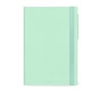 Legami - Agenda diaria grande 2026, color pastel de menta, 12 meses grandes, cierre con elástico, agenda de enero 2026 a diciembre de 2026, en papel FSC certificado, 17 x 24 cm