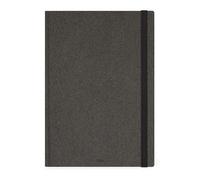 Legami - Agenda diaria Maxi 2026, Deep Graphite, 13 meses maxi, cierre con elástico, enero 2026-diciembre 2026 y planificador enero 2027, en papel FSC certificado, 19,5 x 26,5 cm