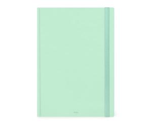 Legami - Agenda diaria Maxi 2026, pastel de menta, 13 meses maxi, cierre con elástico, enero 2026-diciembre 2026 y planificador enero 2027, en papel FSC certificado, 19,5 x 26,5 cm