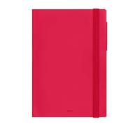 Legami - Agenda diaria mediana 2026, Cherry Bomb, 12 meses mediana, cierre con elástico, agenda de enero 2026 a diciembre 2026, papel FSC certificado, 12 x 18 cm