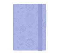 Legami - Agenda semanal 2026-2027, Cosmic Lilac, 16 meses, pequeño, septiembre de 2026 - diciembre de 2027, cierre con elástico, papel con certificación FSC, con planificador mensual, 9,5 x 13,5 cm