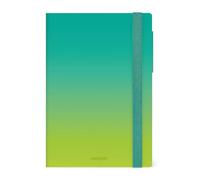 Legami - Agenda semanal 2026-2027, Shades of Green, 16 meses, mediano, de septiembre de 2026 a diciembre de 2027, cierre con elástico, papel con certificación FSC, con planificador mensual, 12 x 18 cm