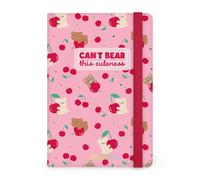 Legami - Agenda semanal, bloc de notas 2026-2027, Teddy Bear Pink, 16 meses, mediano, diario septiembre de 2026 - diciembre de 2027, cierre con goma elástica, papel con certificación FSC, 12 x 18 cm