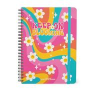 Legami - Agenda semanal con espiral grande, 12 meses, agenda de enero de 2025 a diciembre de 2025, planificador plegable 2025/2026, cierre con elástico, bolsillo final, agenda, 15 x 21 cm, Daisy