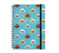 Legami - Agenda semanal con espiral grande, de 12 meses, agenda de enero de 2025 a diciembre de 2025, planificador plegable 2025/2026, cierre con elástico, bolsillo final, agenda, 15 x 21 cm, Sky Blue