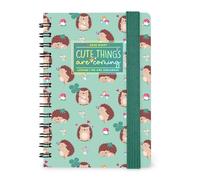 Legami - Agenda semanal con espiral pequeña 2026, Hedgehog, 12 meses pequeño, cierre con elástico, agenda de enero de 2026 a diciembre de 2026, en papel FSC certificado, 8,5 x 13 cm