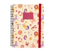 Legami - Agenda Semanal Large 2026 con Espiral, 12 Meses, Zodiac, Cierre elástico, Diario de Enero 2026 a Diciembre 2026, Papel Certificado FSC, 15 x 21 cm