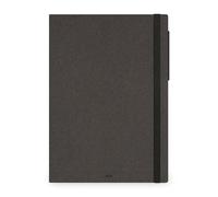 Legami - Agenda semanal Maxi 2026, Deep Graphite, 12 meses maxi, cierre con elástico, agenda de enero de 2026 a diciembre de 2026, en papel FSC certificado, 19,5 x 26,5 cm