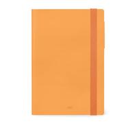 Legami - Agenda Semanal Medium 2025, 12 Meses, Cierre con Elástico, Papel FSC Certificado, Apricot Crush