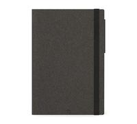 Legami - Agenda semanal y diaria grande 2026, Deep Graphite, 12 meses grandes, cierre con elástico, agenda de enero 2026 a diciembre 2026, en papel FSC certificado, 17 x 24 cm