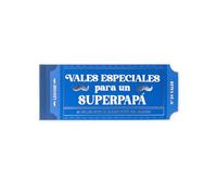 Legami - Bloque de 24 vales para papá en español, con actividades para hacer en familia, cupones con perforación para rasgar, idea de regalo, tema papá, 20,3 x 8,4 cm