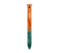 Legami - Bolígrafo bicolor, tinta azul y naranja, Click&Clack, ideal para la escuela, la oficina y el hogar, bicolor, punta de 1 mm de diámetro, tema Tiger