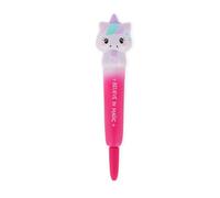 Legami - Bolígrafo de gel antiestrés - Squeezies, papelería para escribir, relajarse, concentrarse, bolígrafo antiestrés, súper suave, tinta negra, punta de 1 mm de diámetro, tema de unicornio