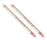 LEGAMI Bolígrafo de gel borrable Bunny Rabbit, tinta termosensible, punta de 0,7 mm de diámetro, 15 cm de longitud, tinta morada (paquete de 2)