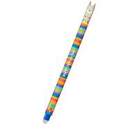 Legami - Bolígrafo de gel borrable, punta esférica para eliminar la tinta sin consumir la hoja, Tinta azul termosensible, diámetro de la punta 0,7 mm, Tema Llama