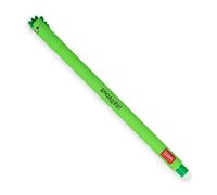 Legami - Bolígrafo de gel borrable, punta esférica para eliminar la tinta sin consumir la hoja, Tinta verde termosensible, diámetro de la punta de 0,7 mm, Tema Dino