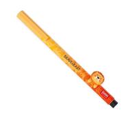 Legami - Bolígrafo de gel con animal decorativo - Lovely Friends, tema Lion, evita que ruede, tinta negra, animal extraíble y recombinable, punta de 0,5 mm