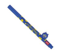 Legami - Bolígrafo de gel con animal decorativo - Lovely Friends, tema Monster, evita que ruede, tinta azul, animal extraíble y recombinable, punta de 0,5 mm