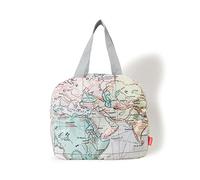 Legami - Bolsa de Viaje Plegable, Multicolor Map, Talla única, Mapa, Talla única, Mapa