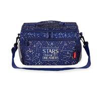 Legami - Bolsa para el almuerzo, Stars, gran capacidad de 7,7 litros, correa ajustable para el hombro, 28 x 17 x 15 cm