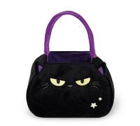 Legami - Bolsa para Truco o Trato Halloween, Black Kitty, para Caramelos, de Tela Suave Plegable, con asa, 20 x 35 x 3 cm