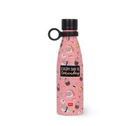 Legami - Botella térmica Hot&Cold, Sushi Cat, cierre hermético, 12 horas de bebidas calientes, 24 horas de bebidas frías, asa de silicona extraíble, de acero inoxidable, sin BPA, 500 ml