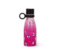 Legami - Botella térmica Vacuum Bottle Hot & Cold Mini, Panda, Ligera y Resistente, Cierre hermético, asa de Silicona extraíble, de Acero Inoxidable, Capacidad 300 ml
