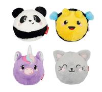 LEGAMI Bouncing Gang - Juego de 4 pelotas de saltar con caras de animales, diseño de panda, abeja, unicornio, gatito, regalo perfecto para cumpleaños infantiles y regalo pequeño