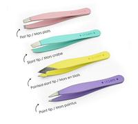 Legami - Bye Bye Frida, juego de 4 mini pinzas, 5 x 0,5 cm, de acero inoxidable, con la punta más adecuada, punta plana, punta inclinada, puntiaguda.