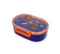 Legami - Caja de merienda, tema Space, 1 caja de snacks con divisor extraíble, cierre de clip, fácil de abrir y cerrar, lavable en lavavajillas, 18 x 7 x 14 cm
