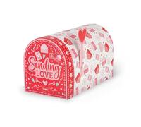 Legami Caja de regalo Love Mailbox, caja de regalo buzón de papel certificado FSC, tema Love Letters, extra grande, 12,1 x 13,3 x 22,2 cm