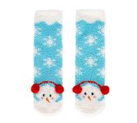 Legami - Calcetines antideslizantes de Navidad ¡It's a Match!, para niños y adultos, Muñeco de Nieve, 35-42