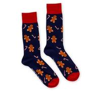 Legami - Calcetines It's a Match, coloridos y divertidos, para adultos y niños, elásticos, moldeados, cómodos, lavables a máquina, Tema Gingerbread, 35-40
